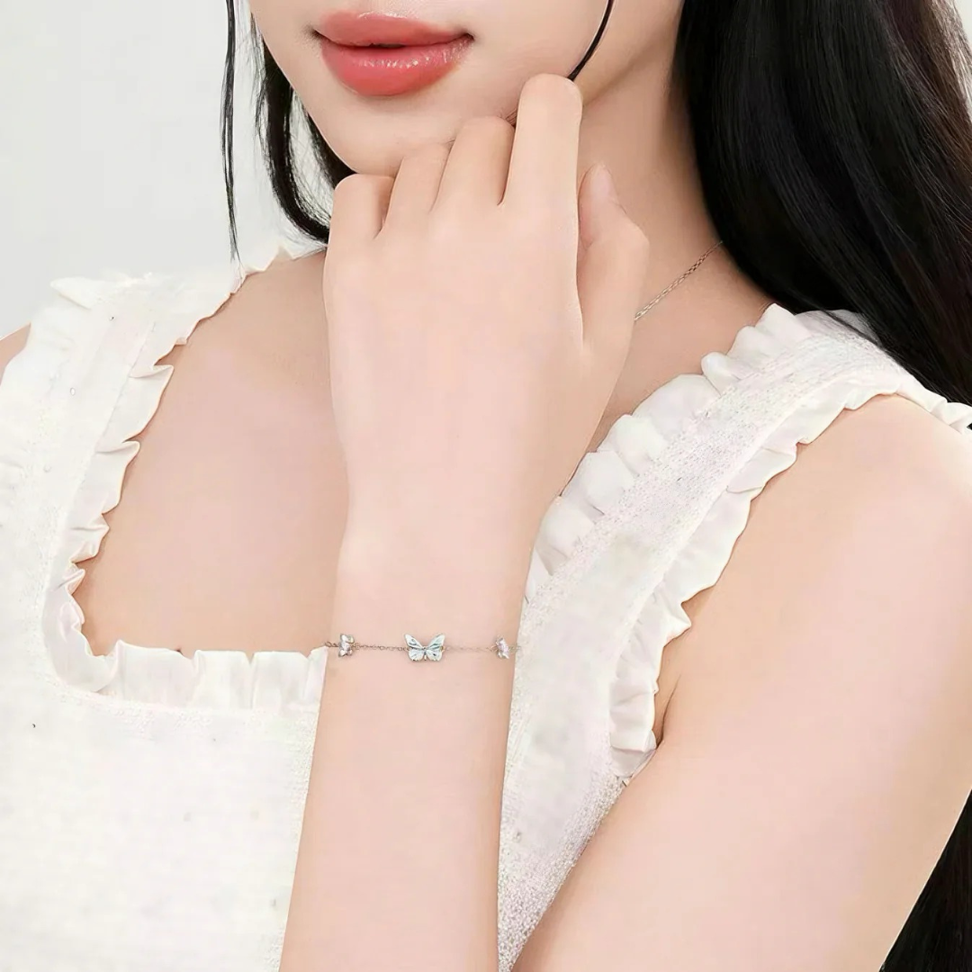 Pulsera con Dije de Mariposa Luminiscente (OFERTA 2X1)