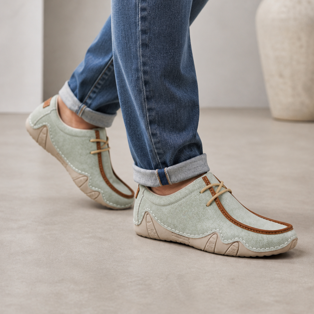 Mocasines flexibles de cuero®