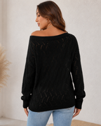 Jersey Calado con Escote Bardot