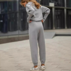 Conjunto Deportivo de 2 Piezas para Mujer: Jersey y Pantalón de Deporte®