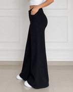 Pantalón de Tiro Alto Wide Leg