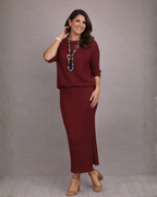Conjunto de Punto de Dos Piezas para Mujer®