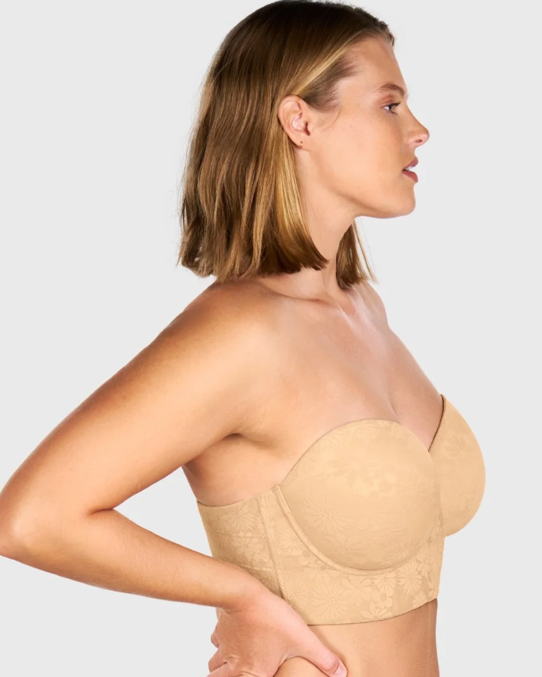 Sujetador Strapless con Relleno Ligero y Encaje (OFERTA 2X1)®
