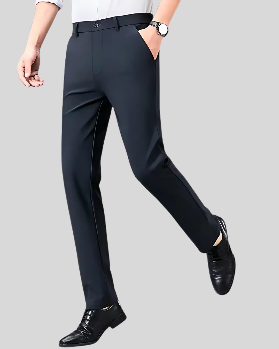Pantalones Clásicos de Hombre de Alta Elasticidad®