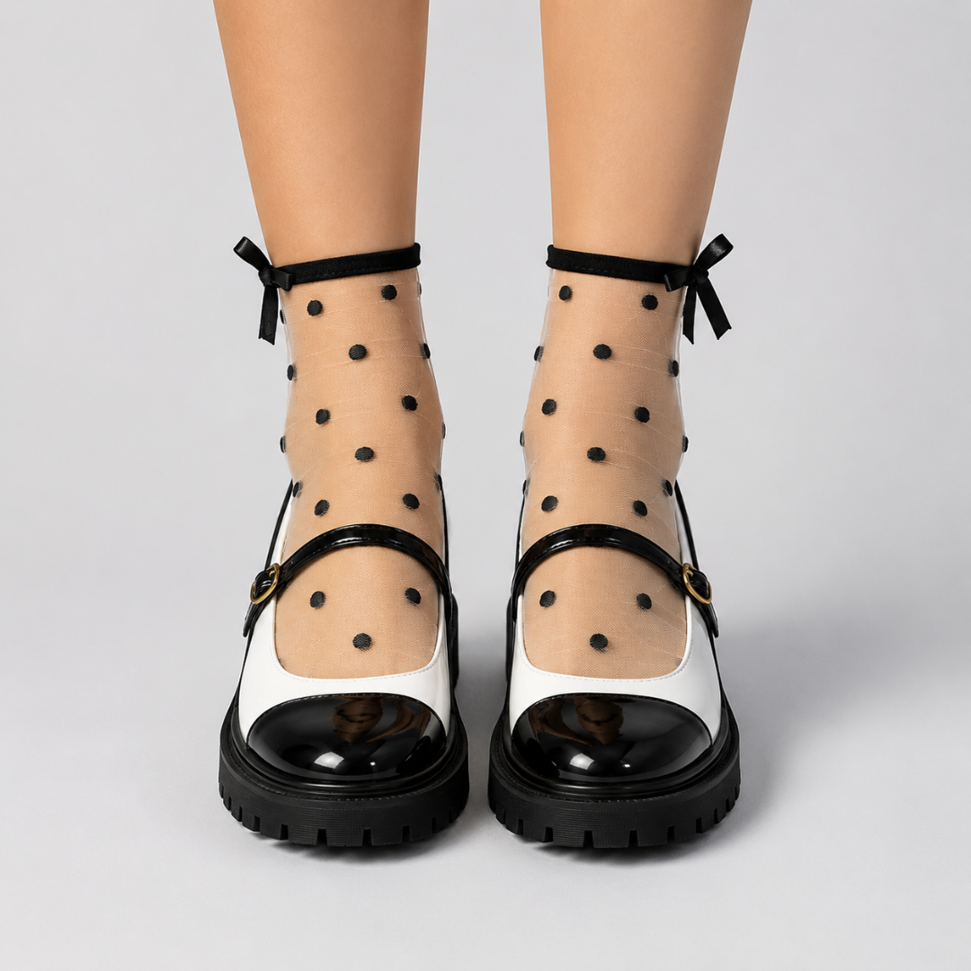 Zapatos con Hebilla y Suela Dentada®