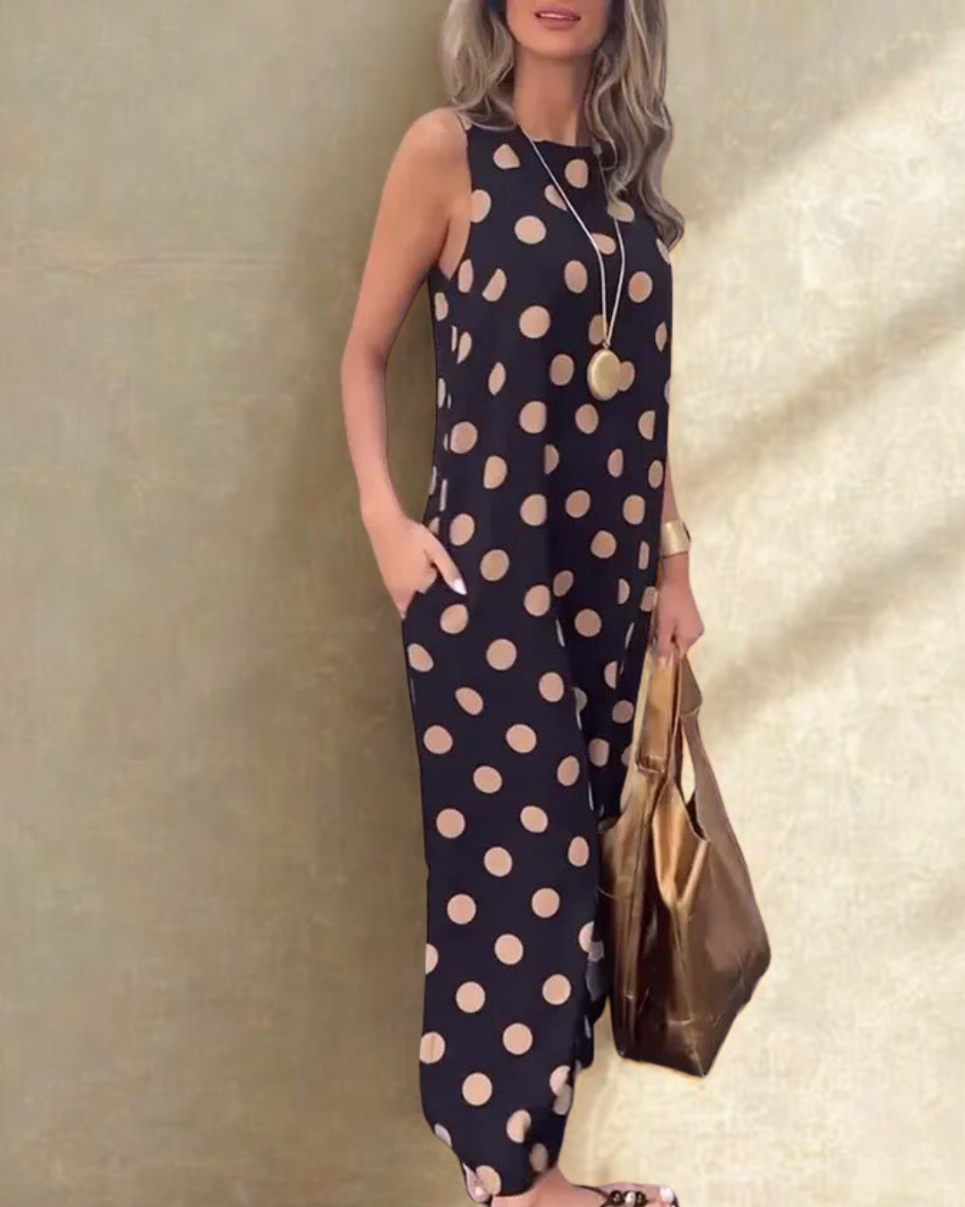 Vestido Holgado de Verano sin Mangas®