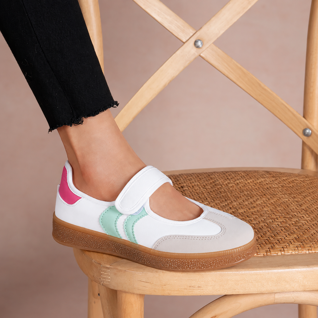Zapatillas Mary Jane con Cierre de Velcro®