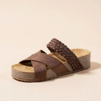 Sandalias de Cuero con Plataforma Sienne