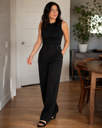 Pantalones Clásicos de Pierna Ancha para Mujer