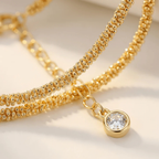 Tobillera elegante de acero inoxidable (OFERTA 2X1)