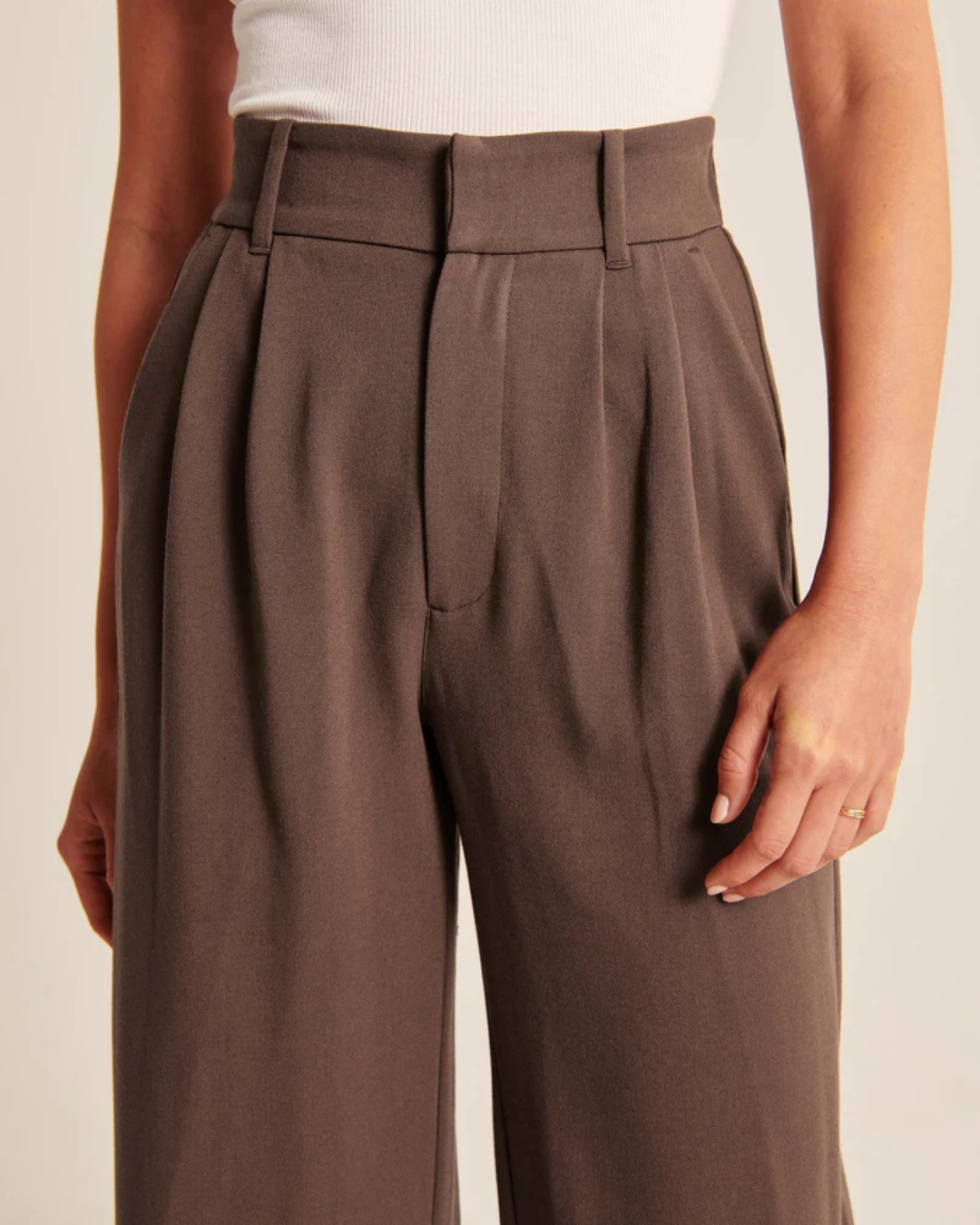 Pantalones anchos de cintura alta®