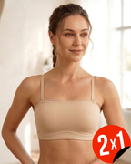 Sujetador bandeau con copas suaves (OFERTA 2X1)®