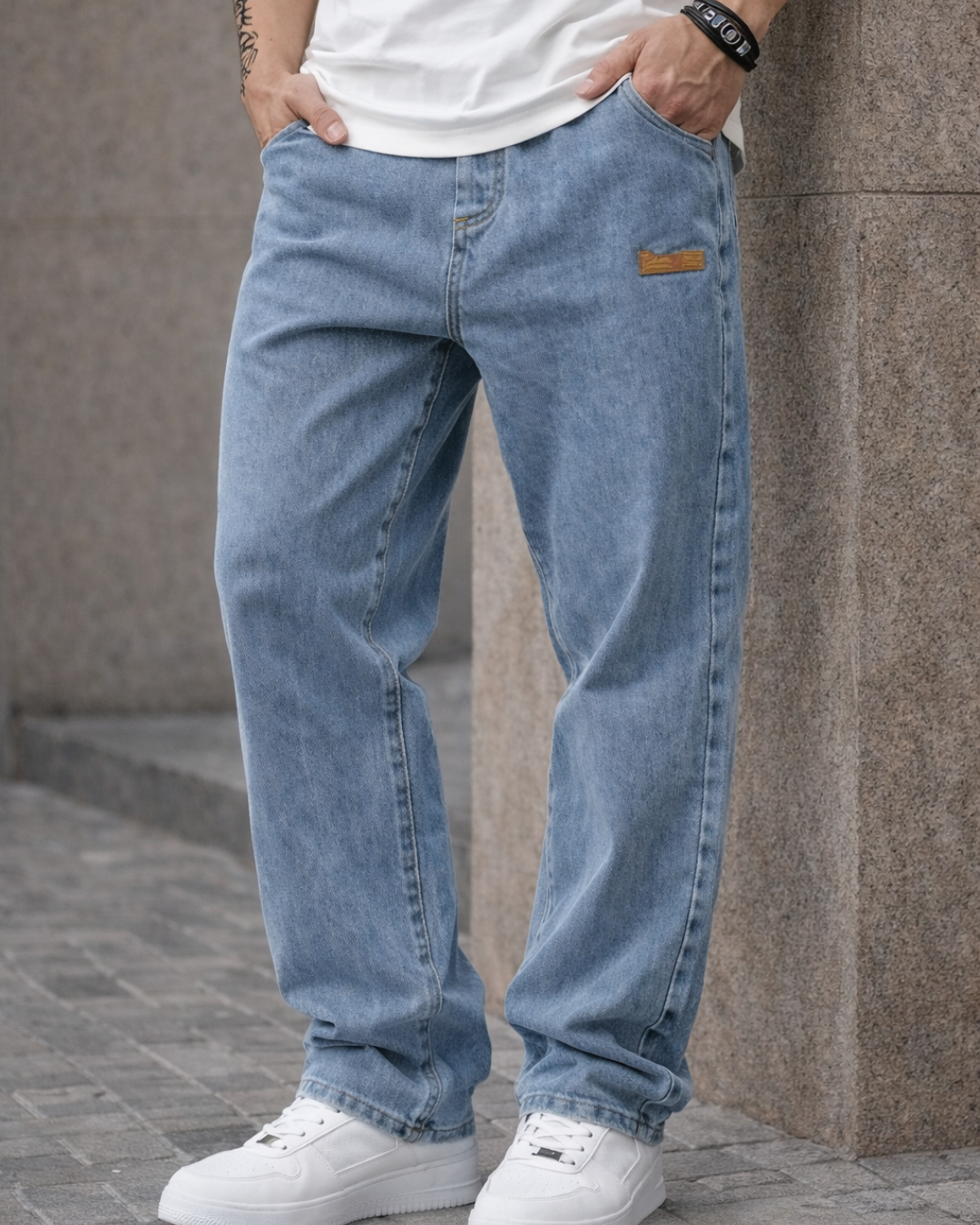 Vaqueros de Corte Holgado con Cintura Ajustable®