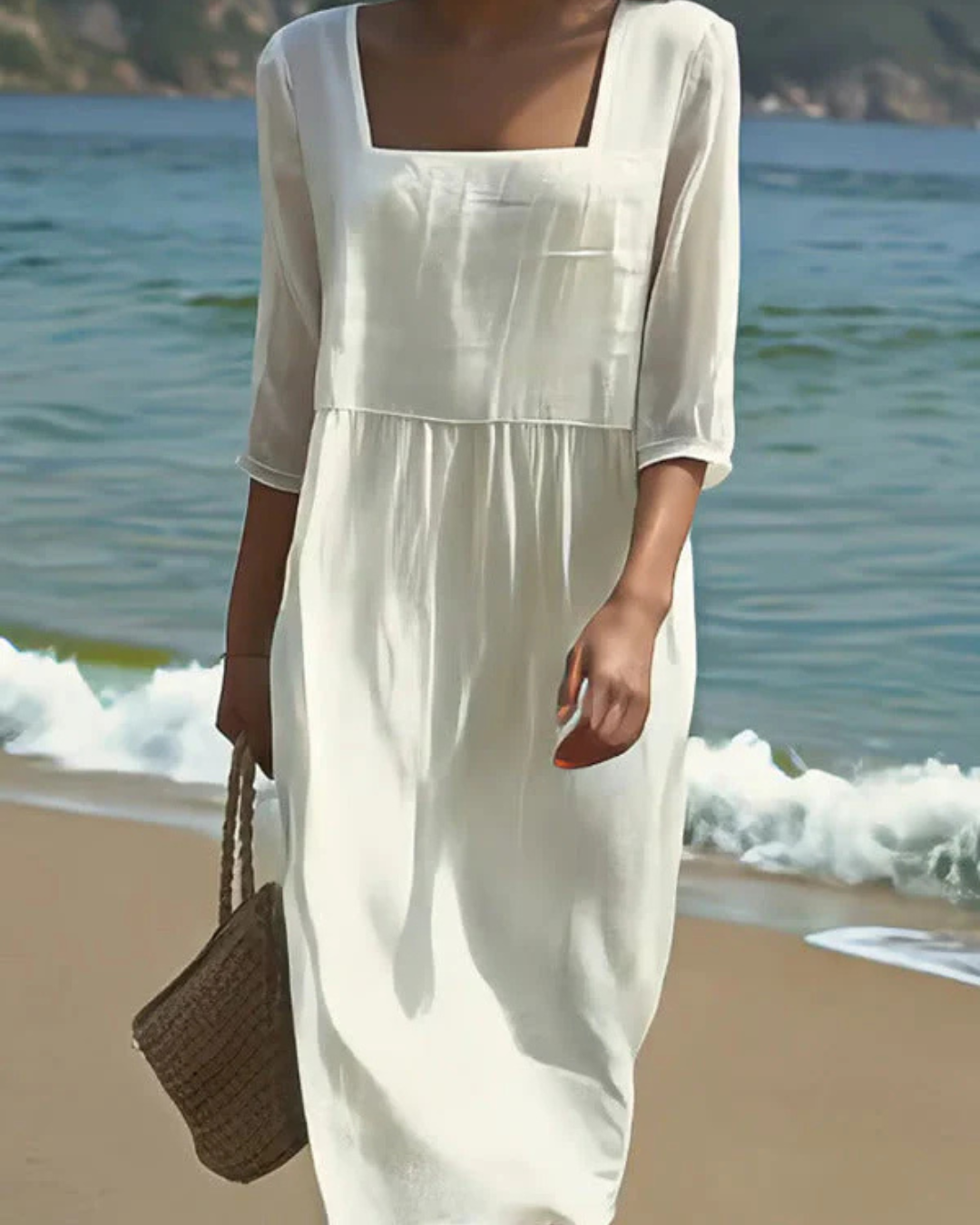 Vestido informal de lino