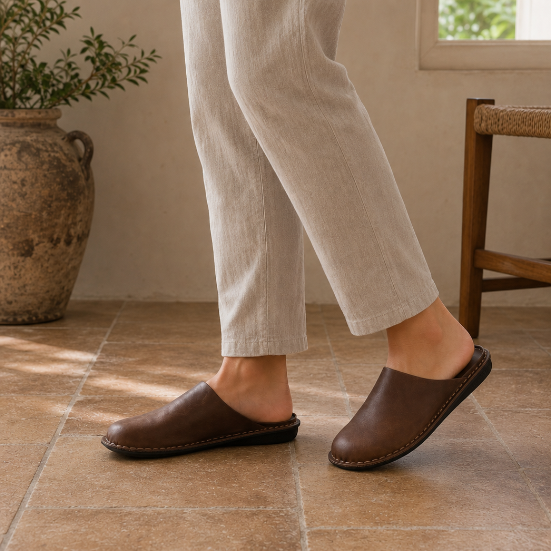 Zuecos Artesanales de Cuero Unisex