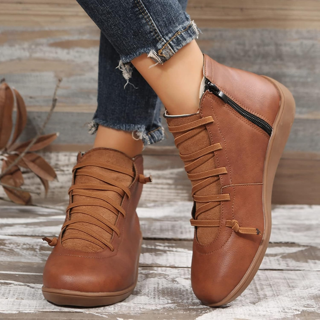 Botines con suela cómoda para mujer®