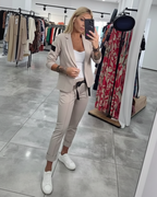 Conjunto de blazer y pantalón elegante para mujer®