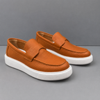 Mocasines informales ergonómicos de piel
