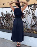 Vestido Sin Mangas con Botones