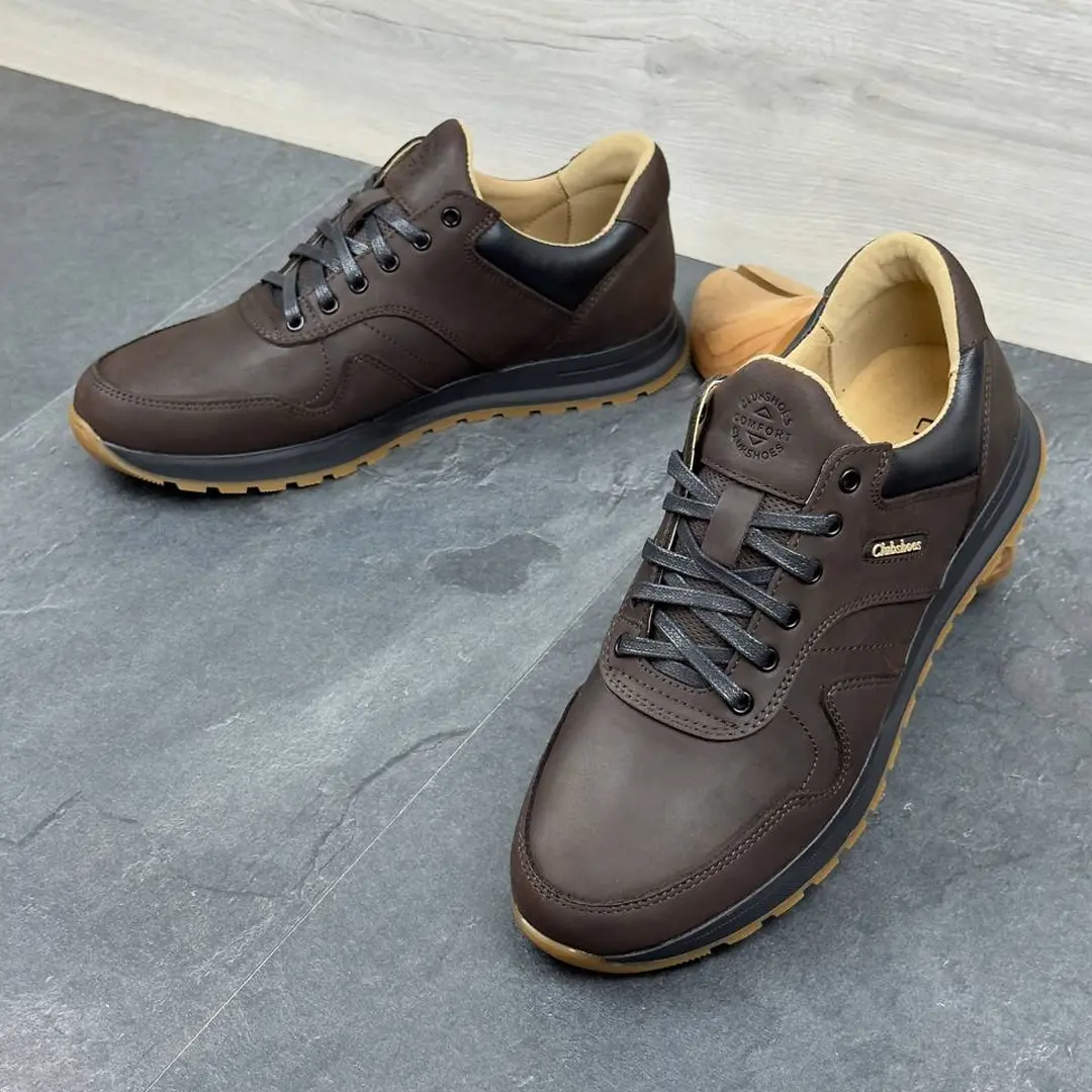 Zapatillas Casuales de Cuero Genuino para Hombre