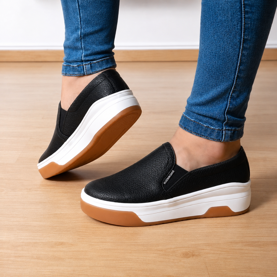 Zapatillas Slip-On con Plataforma
