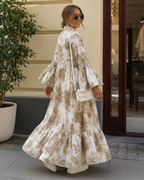 Vestido con Estampado Botánico