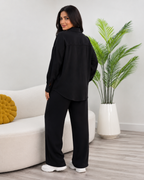 Conjunto Fluido de Camisa y Pantalón®