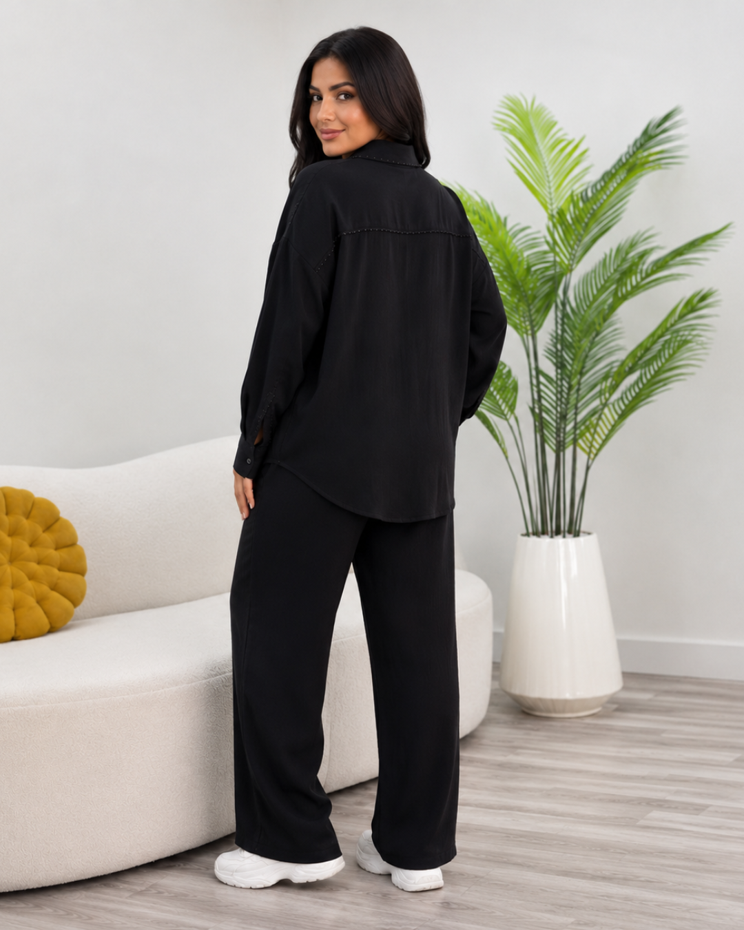 Conjunto Fluido de Camisa y Pantalón®