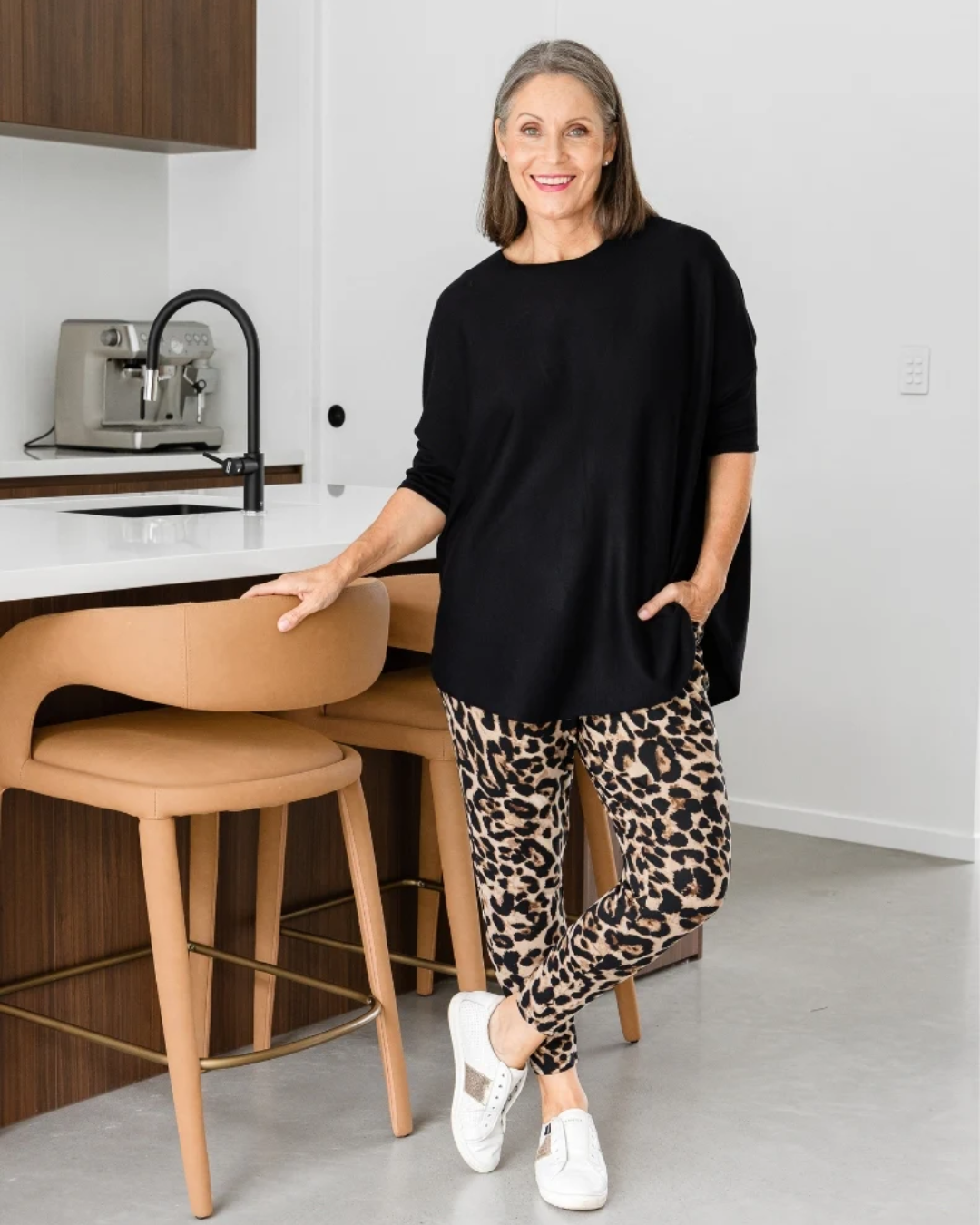 Jersey de Punto de Corte Fluido para Mujer®