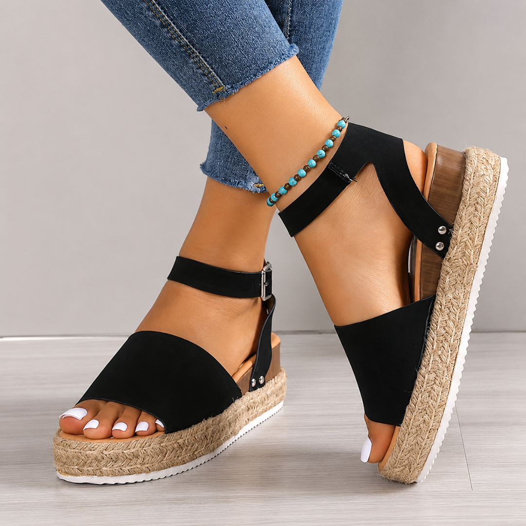 Sandalias de Cuña con Plataforma