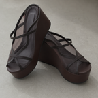 Sandalias de Cuña Plataforma con Tiras Cruzadas®