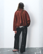 Chaqueta Bomber Versátil de Textura Exclusiva Para Mujer
