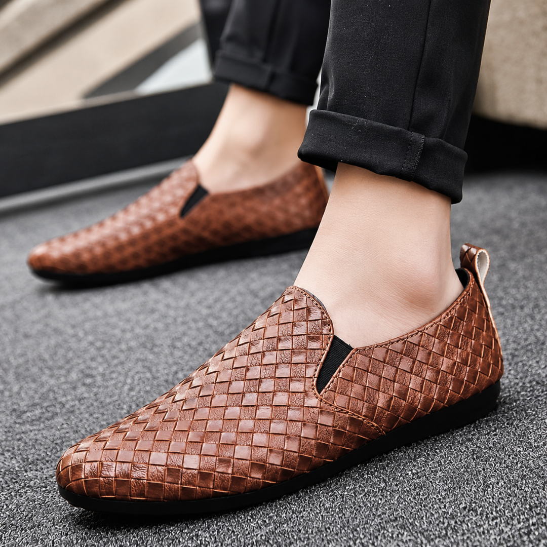 Mocasines con Textura Trenzada®