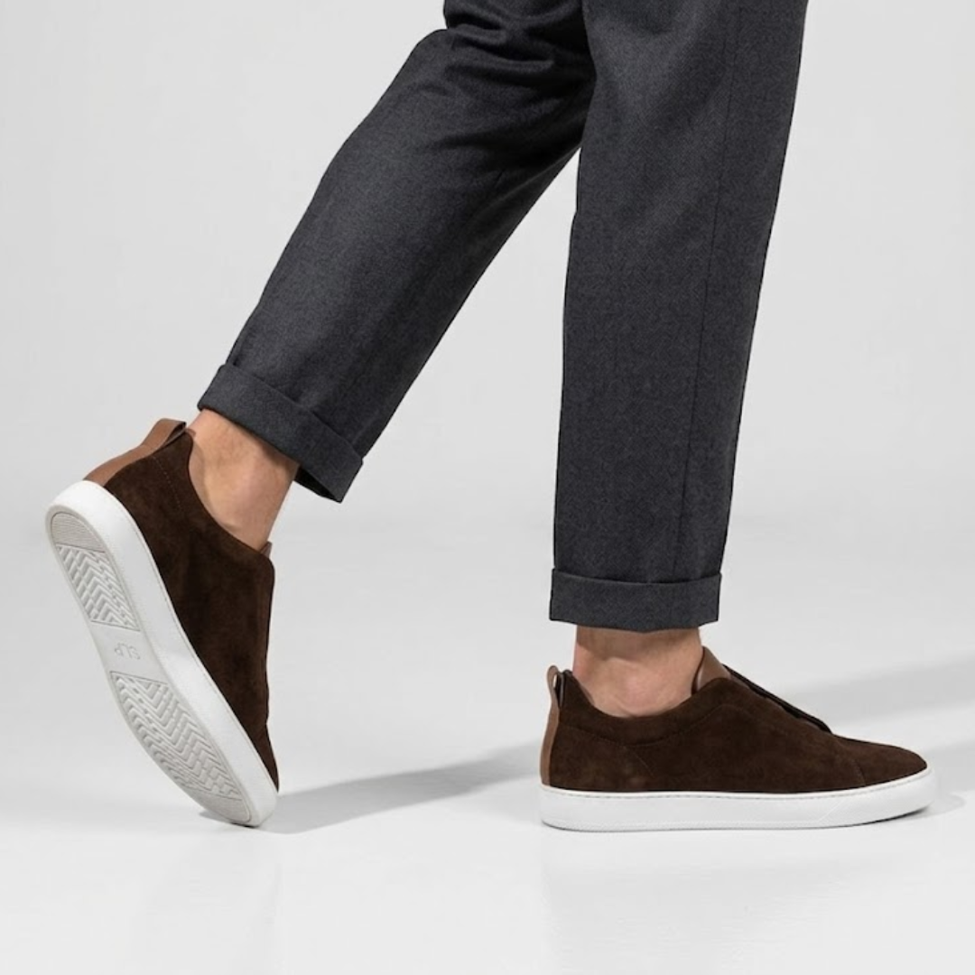 Zapatos Madrid de Gamuza Premium con Diseño Minimalista