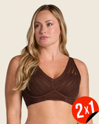 Sujetador sin Aros con Escote (OFERTA 2X1)®