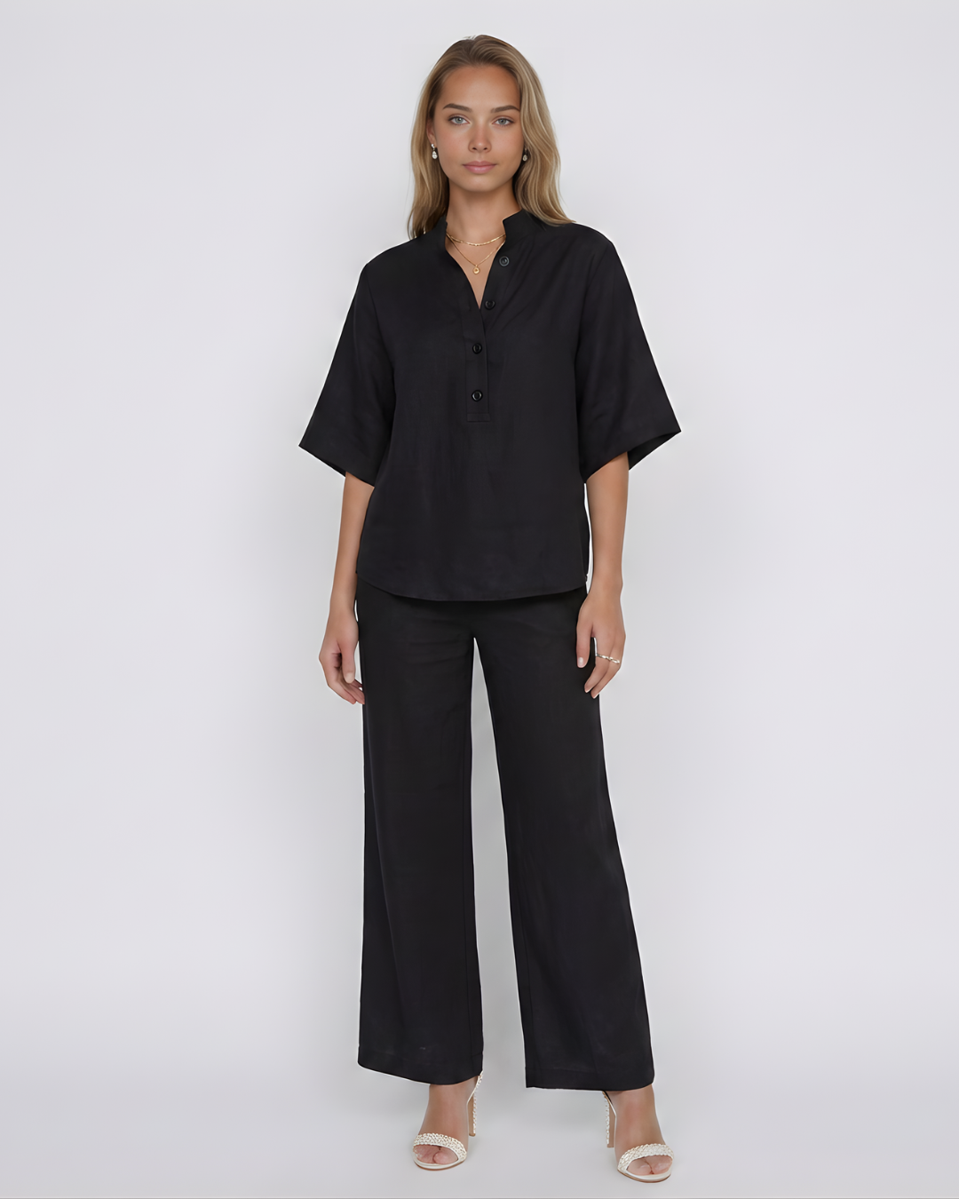 Conjunto de Lino de Dos Piezas®