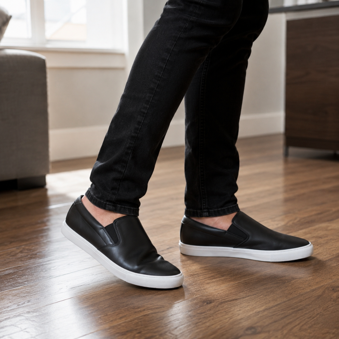 Zapatos Slip-On Casual con Suela Blanca