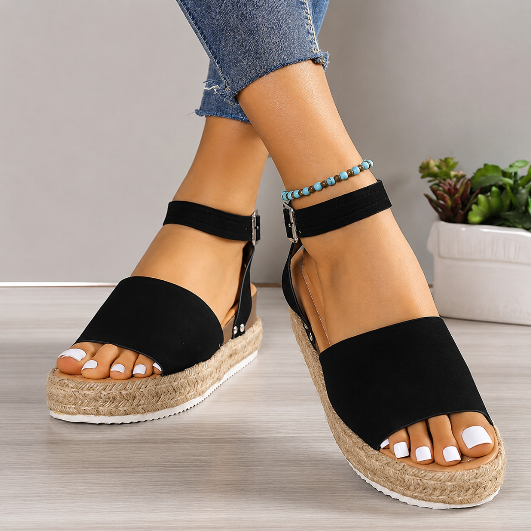 Sandalias de Cuña con Plataforma