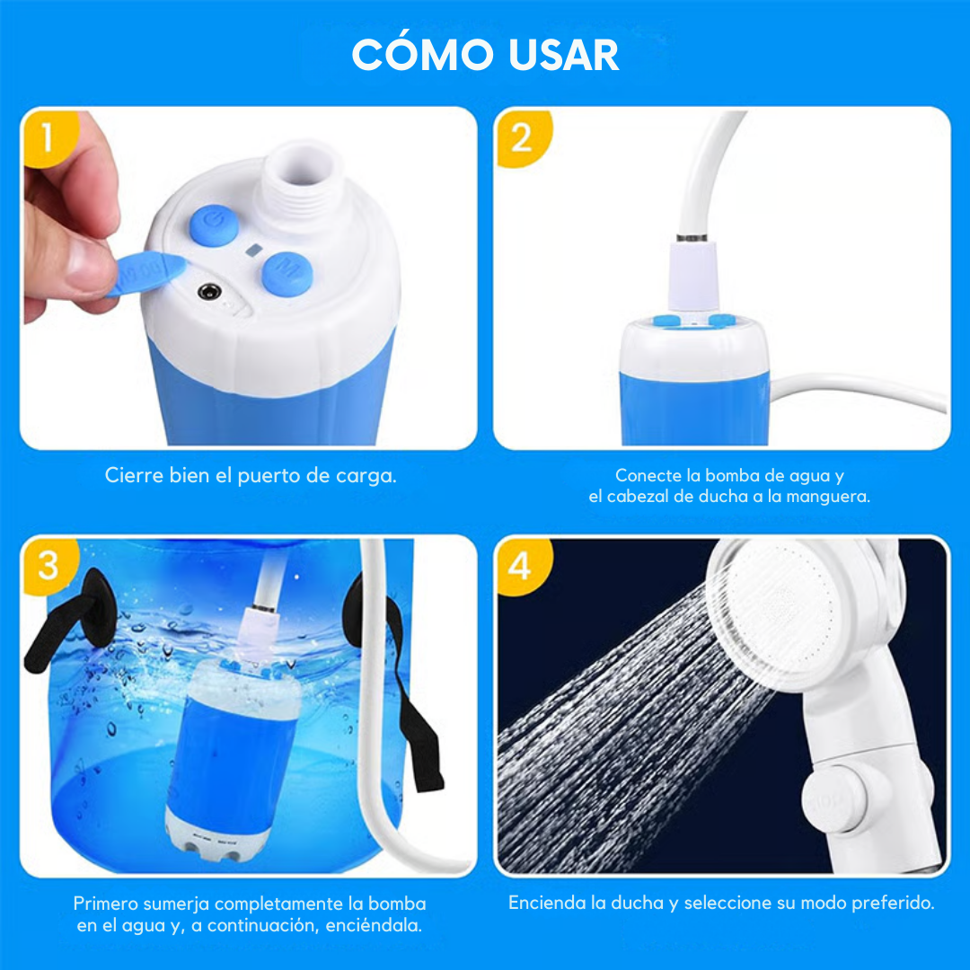 Ducha Portátil de Camping