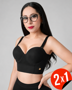 Sujetador Bustier con Tirantes Regulables (OFERTA 2X1)®