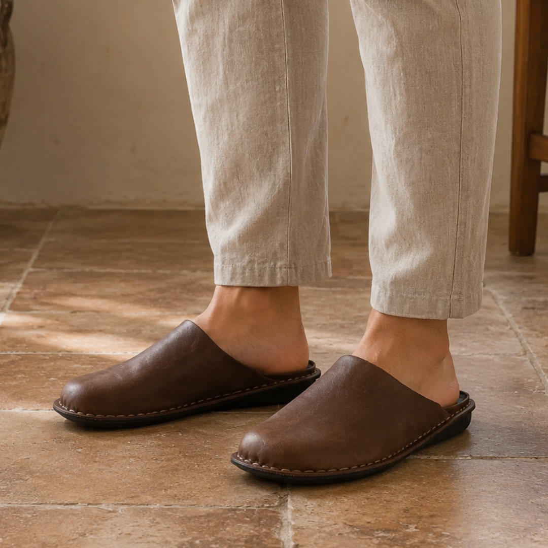 Zuecos Artesanales de Cuero Unisex