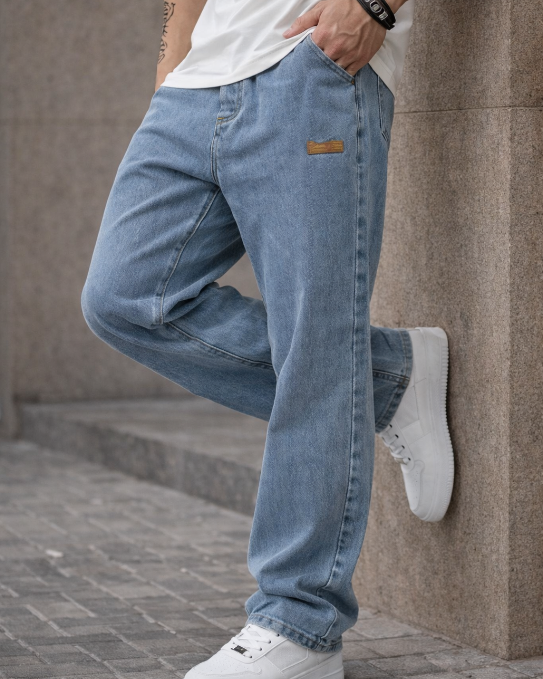 Vaqueros de Corte Holgado con Cintura Ajustable®