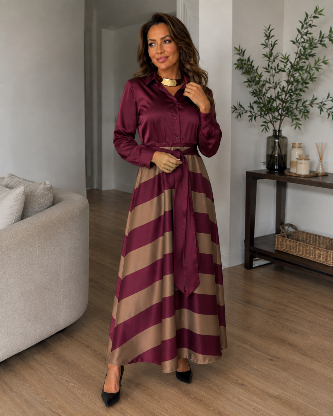 Vestido con Arquitectura y Composición