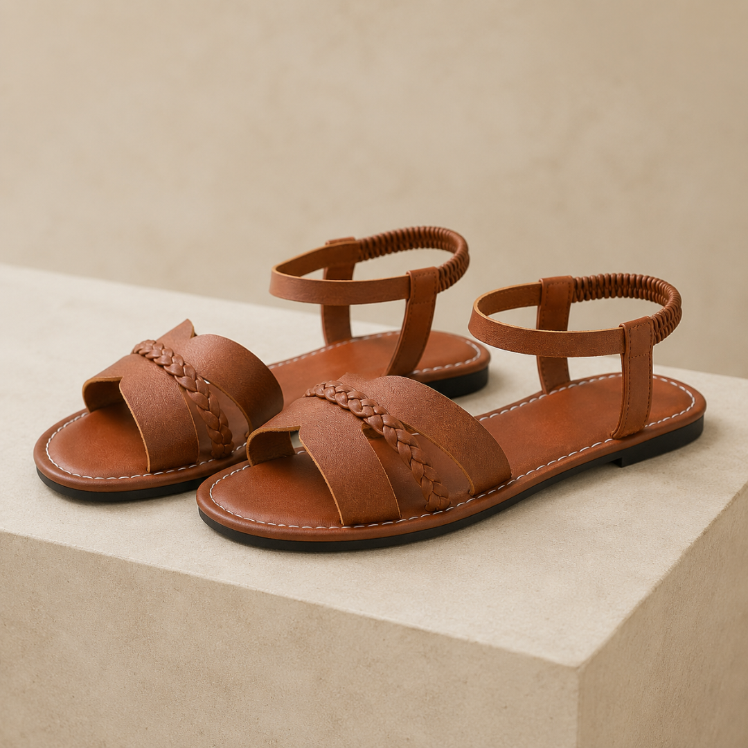 Sandalias planas con tiras trenzadas®
