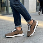 Zapatillas Deportivas de Cuero Genuino para Hombre