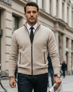 Cárdigan Premium de Punto Fino para Hombre