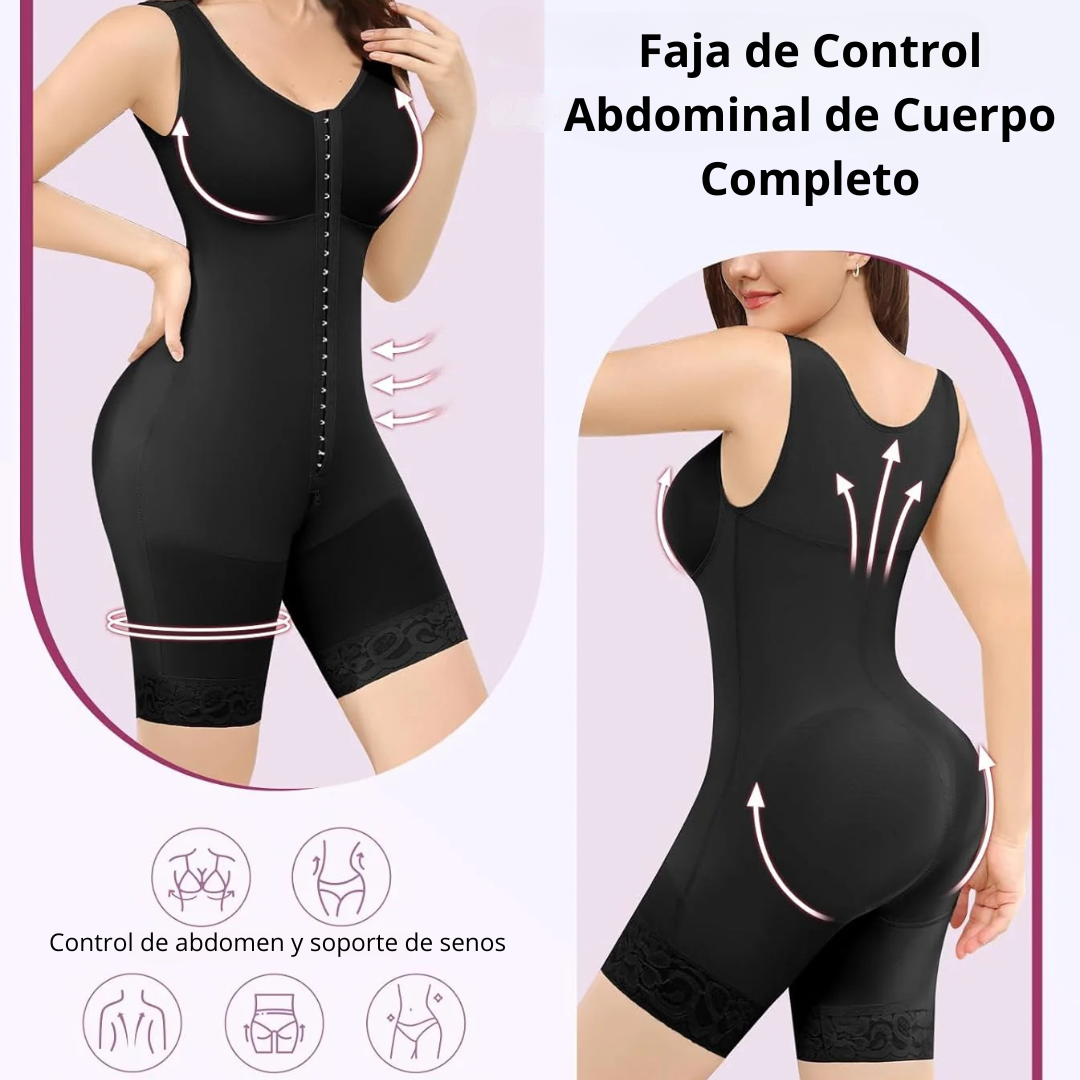 Faja con Sujetador Integrado de Doble Compresión