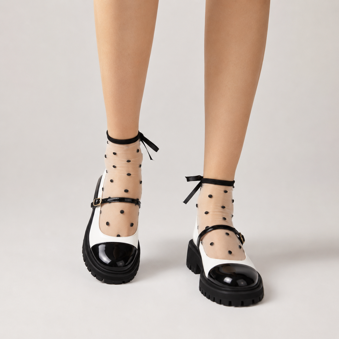 Zapatos con Hebilla y Suela Dentada®