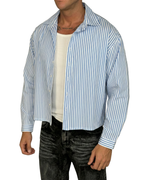 Camisa Estilizada de Corte Contemporáneo