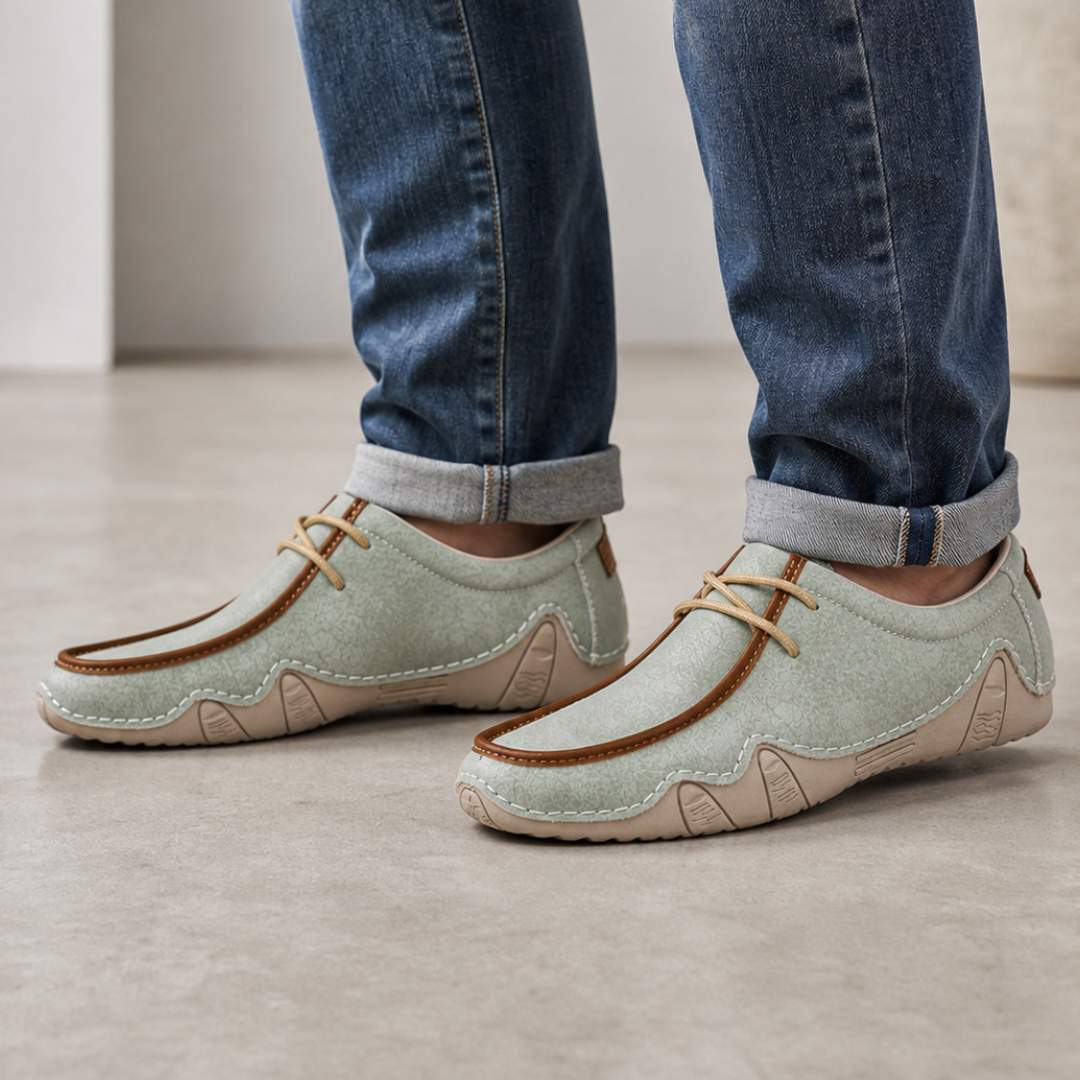 Mocasines flexibles de cuero®